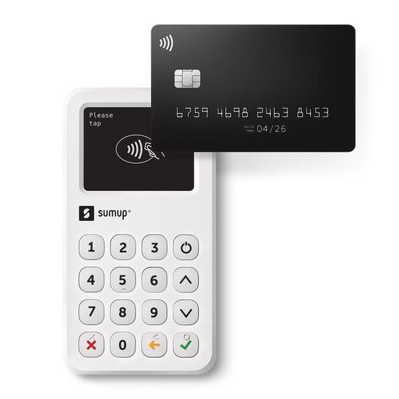 Terminal de paiement 3G+ et Wi-Fi SumUp avec carte
