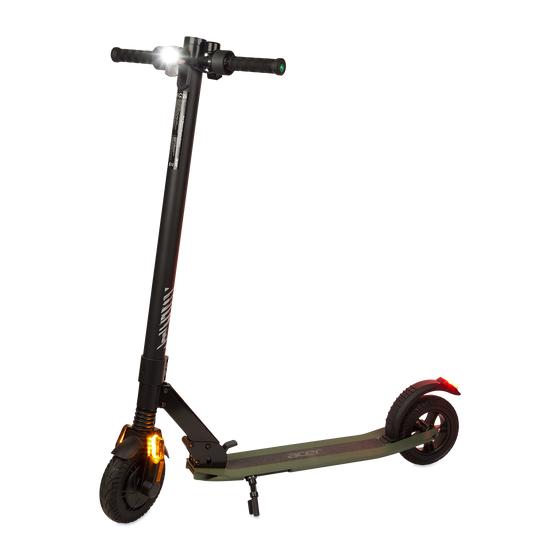 Acer ES Series 1 electric scooter - with light on