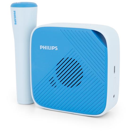3D vooraanzicht Philips karaoke set voor kids