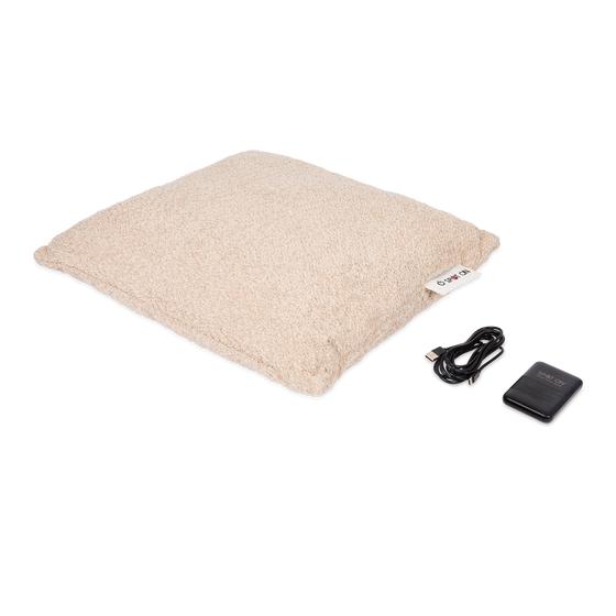 Spot On infrared heated cushion Fuzzy - Taupe