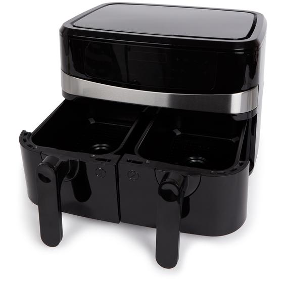 Emerio double smartfryer with 3.6 l containers
