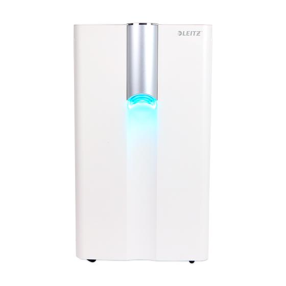 Purificateur d'air Leitz TruSens allumé vu de face