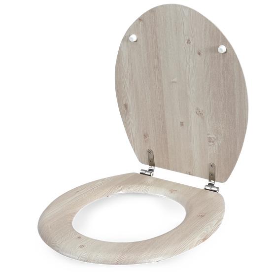 Toilet seat - light oak
