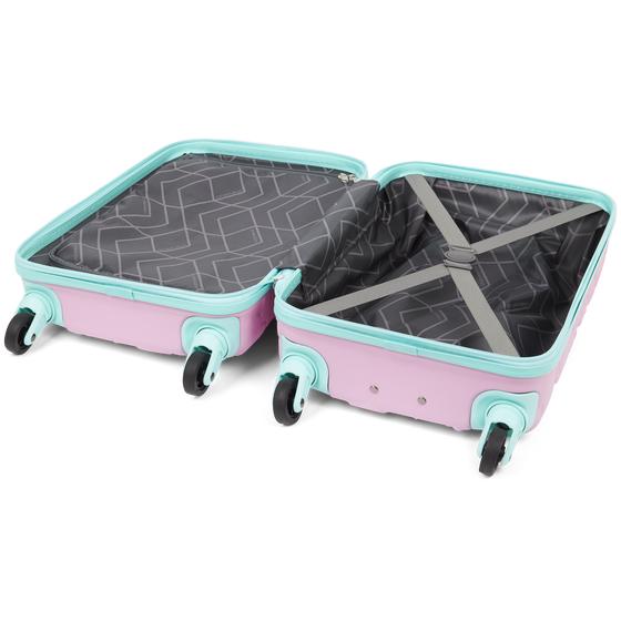 Valise nuage pour enfant opened with straps