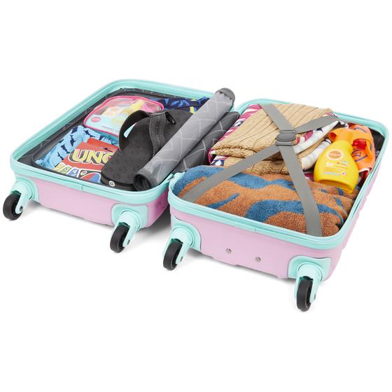 children's suitcase Clouds inside filled with stuff