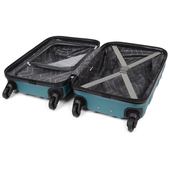 children's suitcase Dino unzipped inside