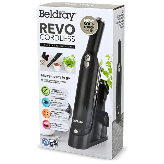 Beldray handheld vacuum cleaner packaging front