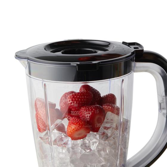 Aardbeien in de blender