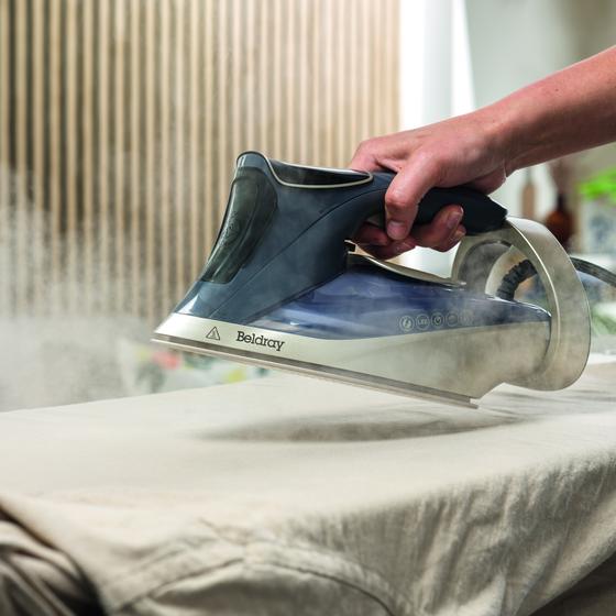 Beldray digital steam iron - steam function