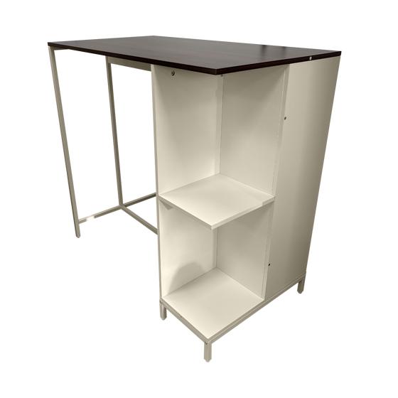 Bartafel met opbergvakken - walnootlook 5