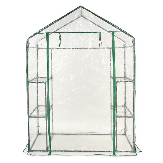 Greenhouse frame and canopy