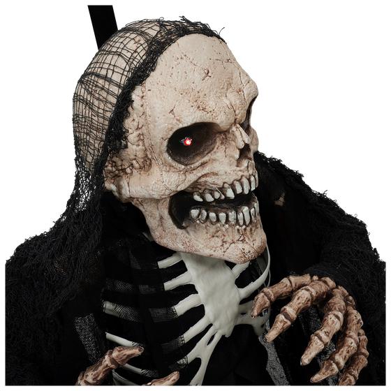 Halloween bewegend skelet gezicht