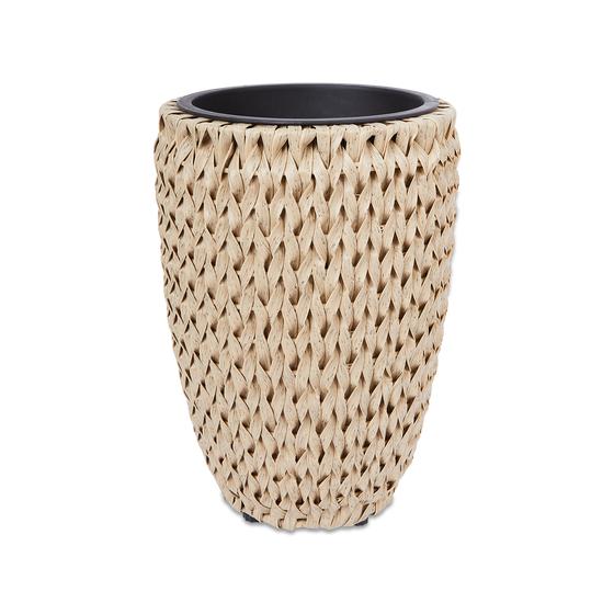 Small tall plant pot - natural