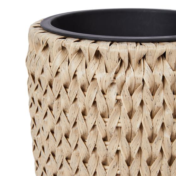 Close-up of tall plant pot - natural