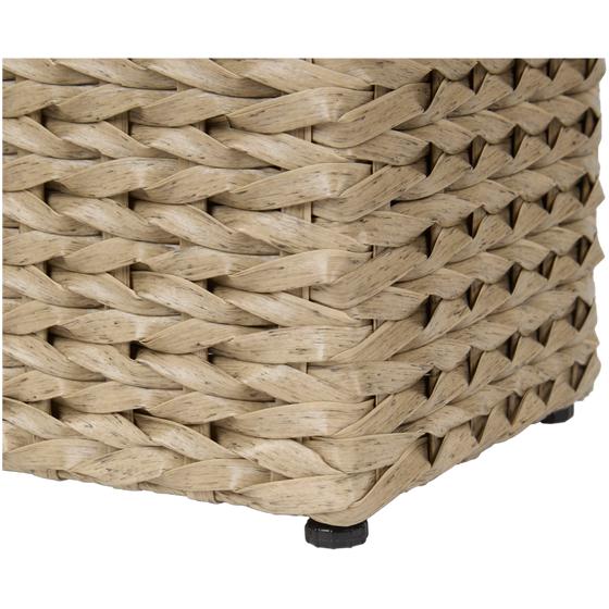 Rattan planter 3-in-1 - light brown - close-up of leg