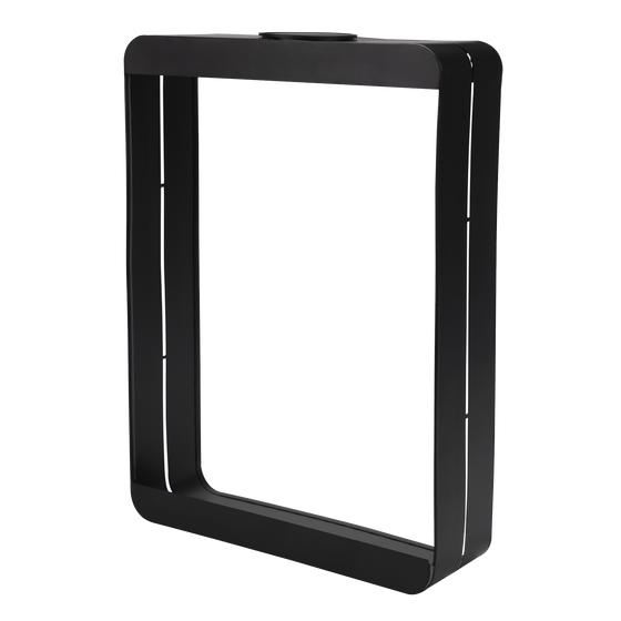 Wall planter set with solar lighting – large