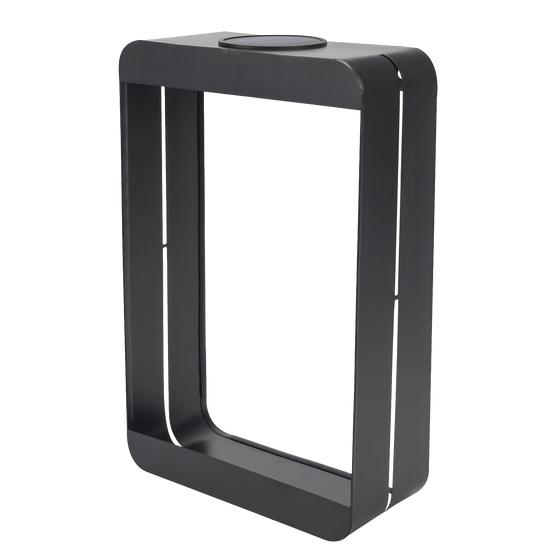 Wall planter set with solar lighting – medium