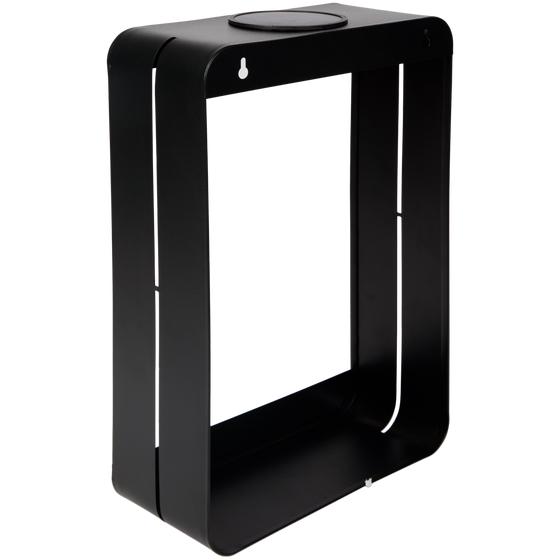 Wall planter set with solar lighting - angled shot