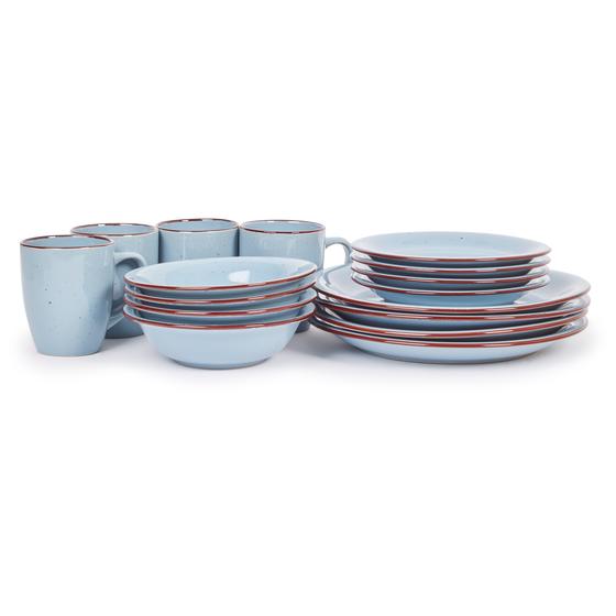 Tableware set - complete set stacked plates