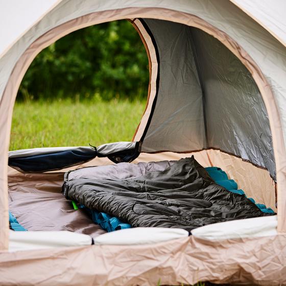 Easy pop-up tent - inside close-up