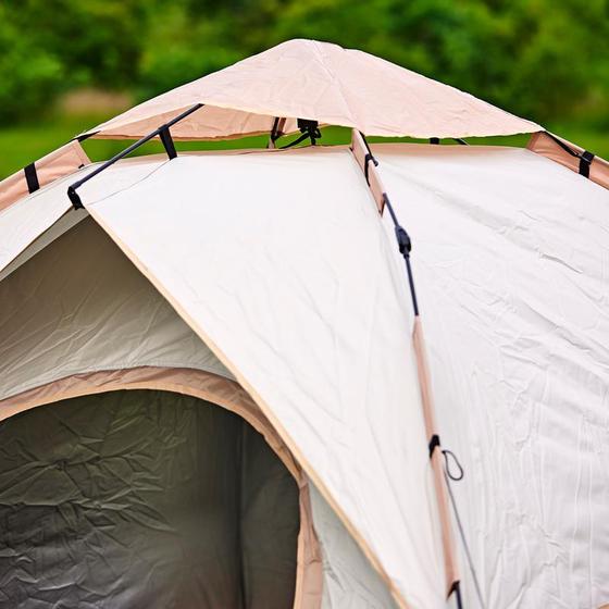 Easy pop-up tent - top close-up