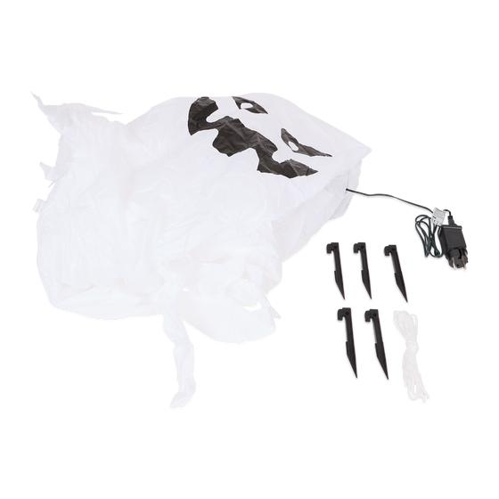 Inflatable ghost - 210 cm all components