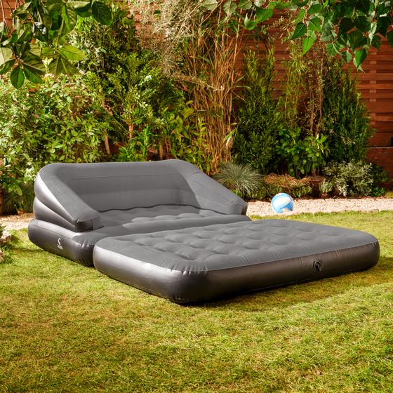 Froyak 5-in-1 loungebank in de tuin