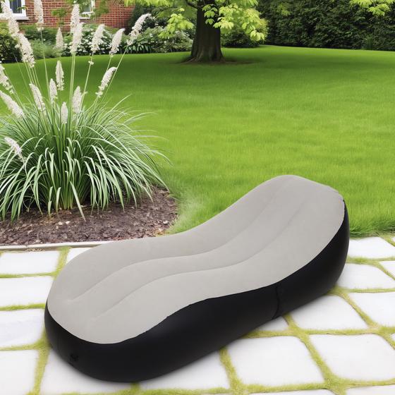 Froyak inflatable lounger suitable for indoor and outdoor use