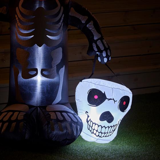 Inflatable Halloween skeleton 210 cm – with lights