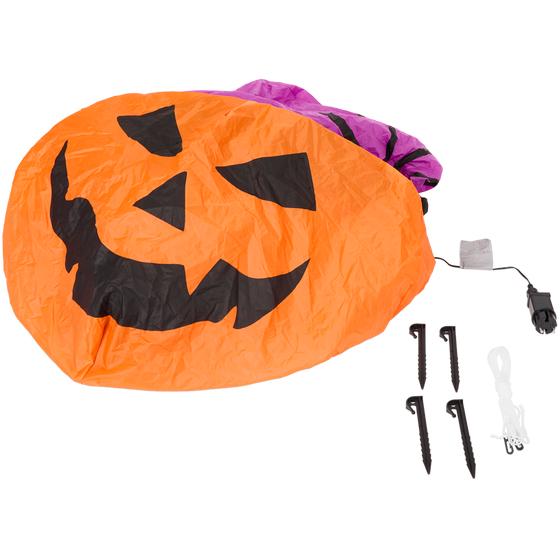 Inflatable Halloween skeleton 210 cm – included parts