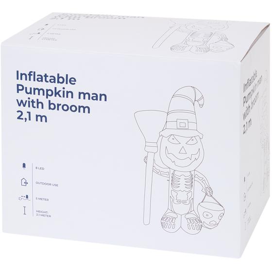 Inflatable Halloween skeleton 210 cm – packaging