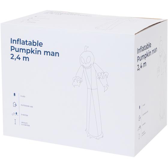 Inflatable Halloween pumpkin man - in packaging
