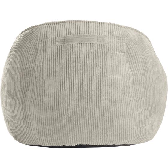 Teddy ribbed armchair - back view