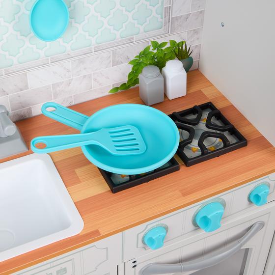 KidKraft play kitchen close-up hob