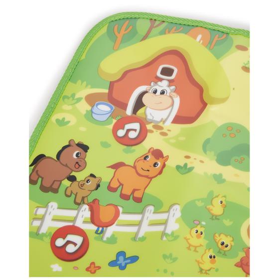 Farm animals play mat - one of the interactive play areas