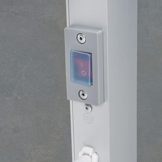 Dirt Devil electric towel warmer - on/off switch