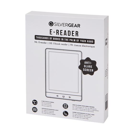 Silvergear e-reader - Blue in packaging