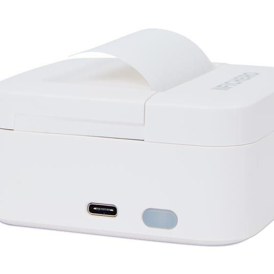 Mini pocket printer - 300 dpi close up connection