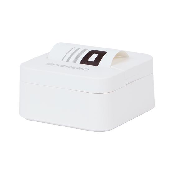 Mini pocket printer - 300 dpi front view in use