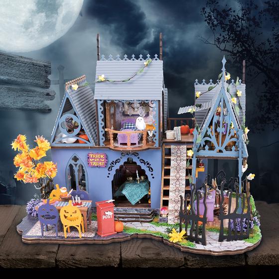 Crafts & Co miniatuur huisje - Halloween editie