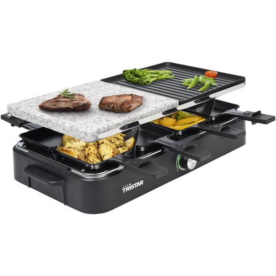 Cooking with the Tristar raclette stone and grill