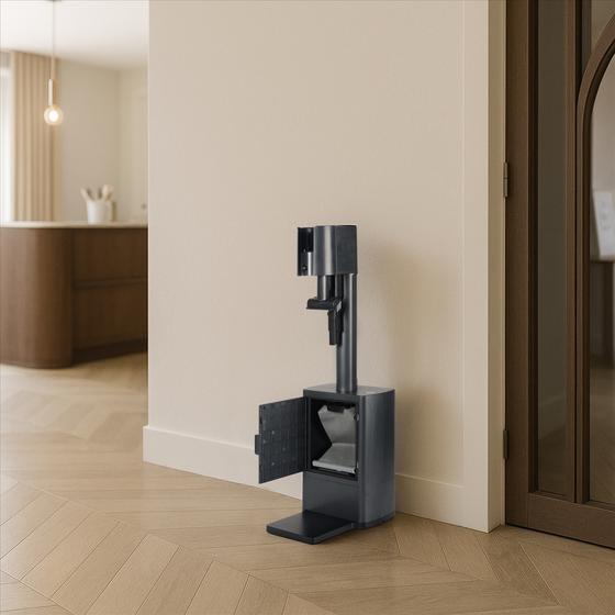 Tristar cordless vacuum cleaner with charging station - open