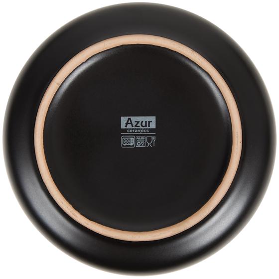 Dinner set - matte black - bottom of bowl