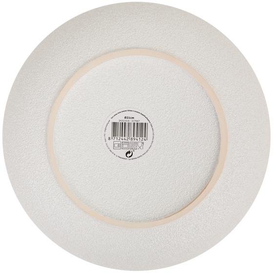 Paksos dinner set – blue/white – bottom of side plate