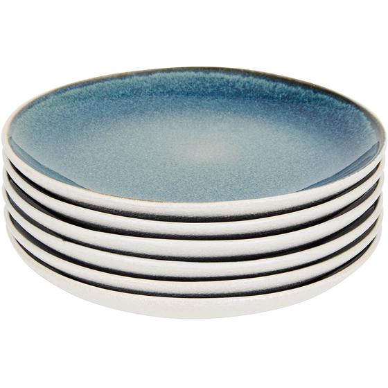 Paksos dinner set – blue/white – side plates