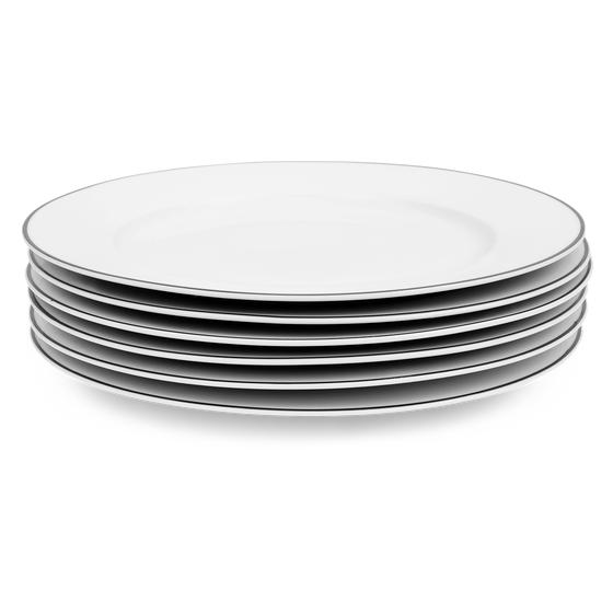 Plate set dinner plates pile