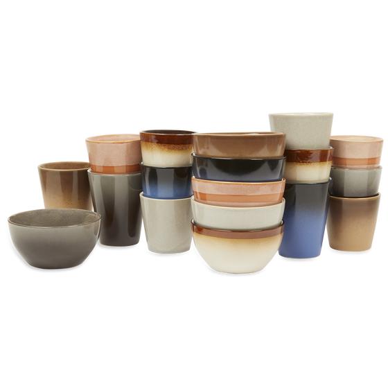 Mug and bowl set Terre stacked