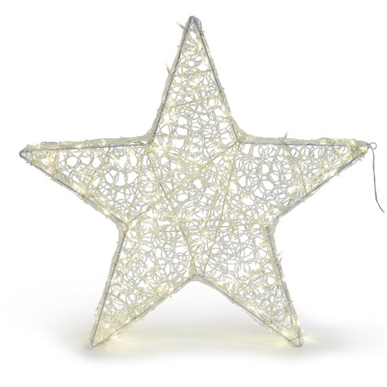 Christmas star with 200 LED lights