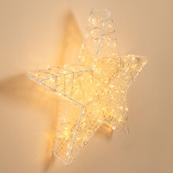 Christmas star with 200 LED lights mood picture