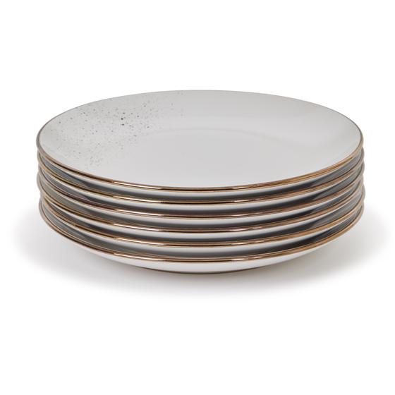 Plate set Siena - stack of dinner plates